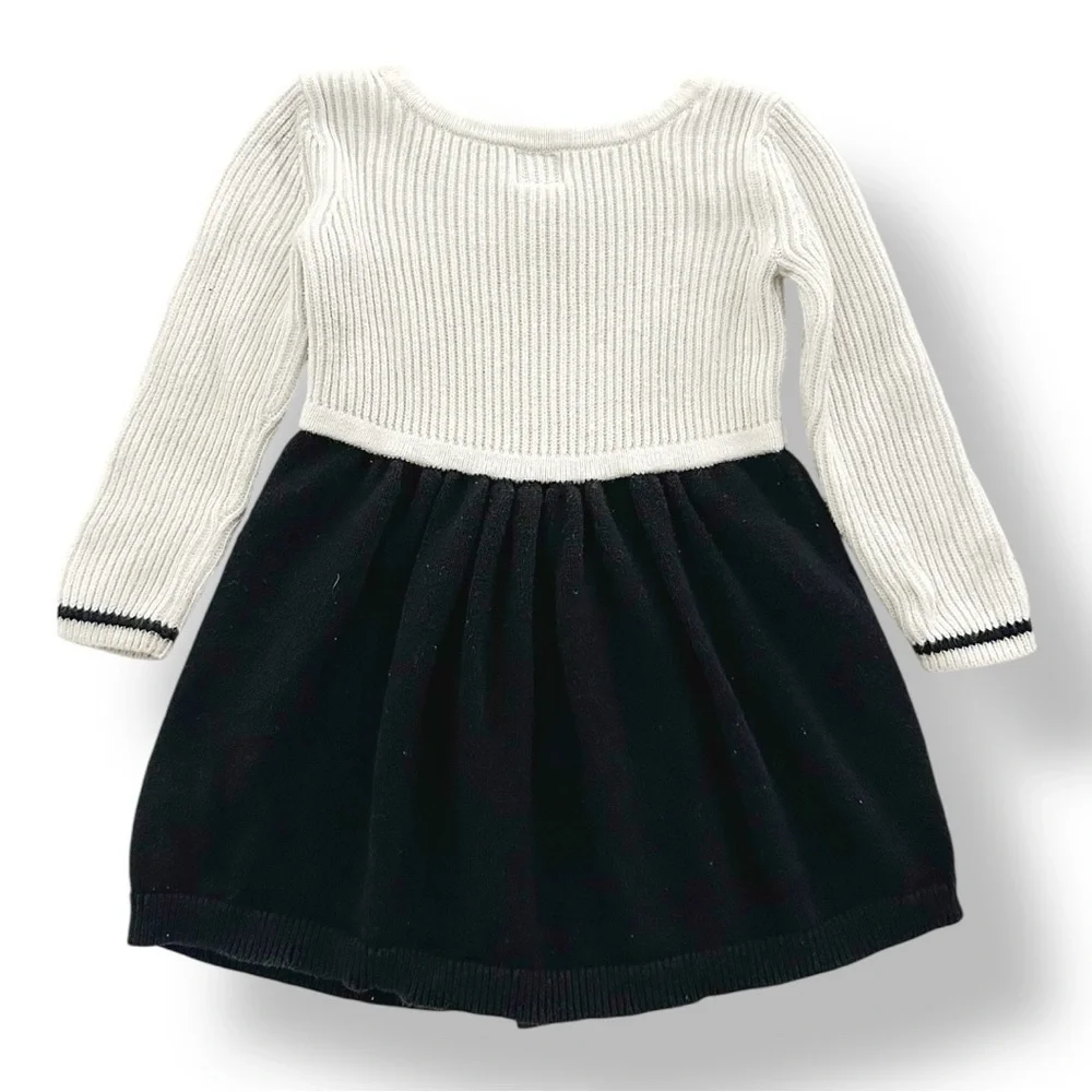baby GAP | Ribbed Toddler Sweater Dress (12-18 mos) 🖤🤍